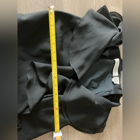 Bill Blass Vintage Black Tuxedo Dress/Jacket - Picture 9 of 9